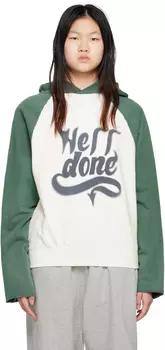 Худи Off-White & Green Devil We11done