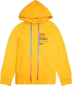 Худи Off-White Industrial Y013 Incomplete Hoodie 'Yellow', желтый