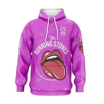 Худи Otso Running Stones, розовый
