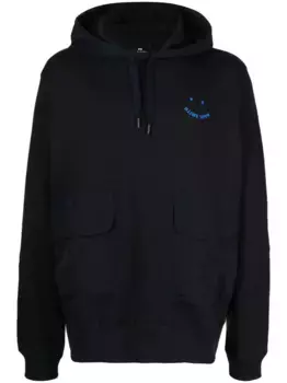 Худи PS Happy с вышитым логотипом PS Paul Smith, черный
