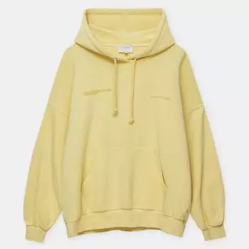 Худи Pull&Bear With Slogan, желтый