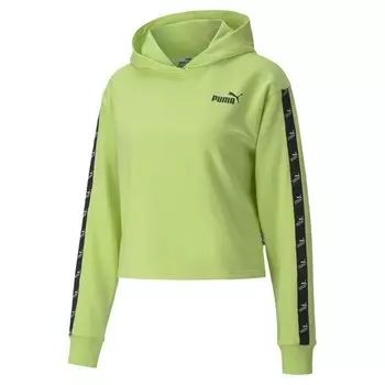 Худи Puma Amplified Cropped TR, зеленый