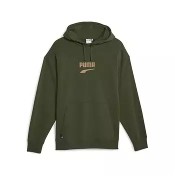 Худи Puma Downtown Logo TR, зеленый