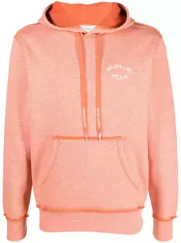 Худи с кулиской и логотипом GOLDEN GOOSE, оранжевый