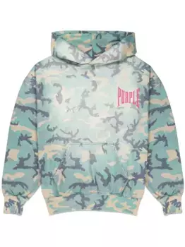 Худи с логотипом Purple Brand, синий