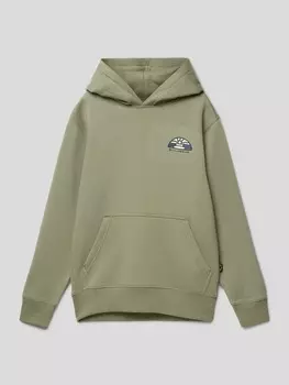 Худи с мотивным принтом на спине, модель «SHINE» Billabong, зеленый