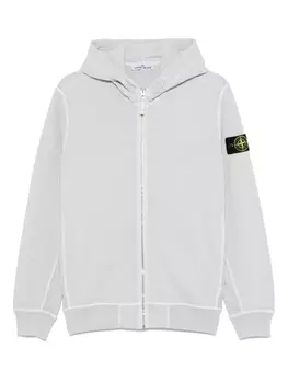 Худи с нашивкой Compass Stone Island, серый
