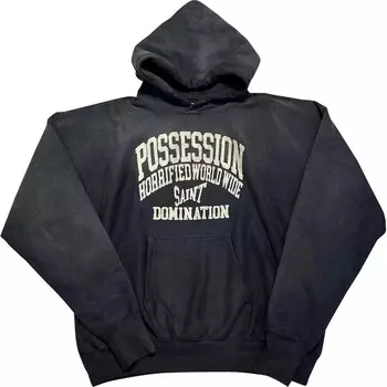 Худи Saint Michael Possession, черно-серый