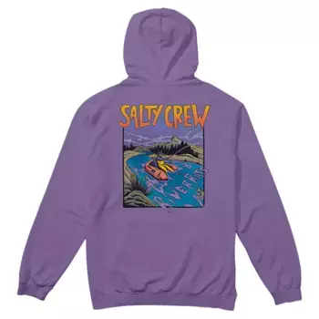 Худи Salty Crew River rats, фиолетовый