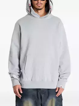 Худи Shark A BATHING APE, серый