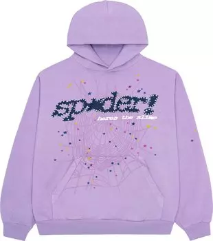 Худи Sp5der Aa Hoodie Purple, фиолетовый