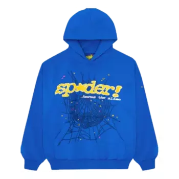 Худи Sp5der Hoodie 'TC Blue', синий