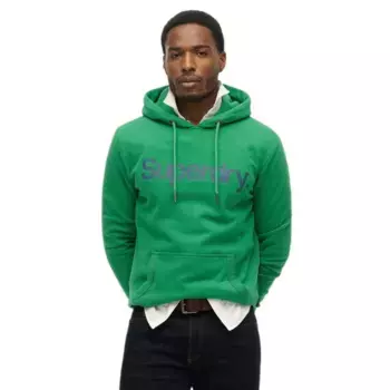 Худи Superdry Core Logo, зеленый