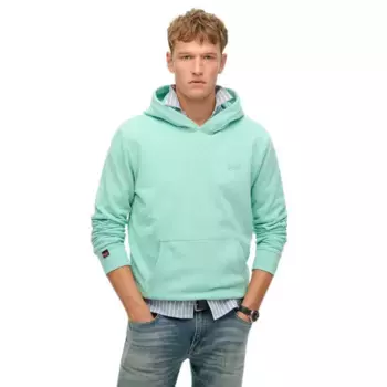 Худи Superdry Essential Logo, зеленый