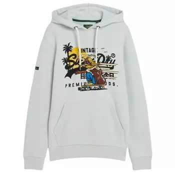 Худи Superdry LA VL Graphic, синий