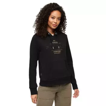 Худи Superdry Luxe Metallic Logo, черный