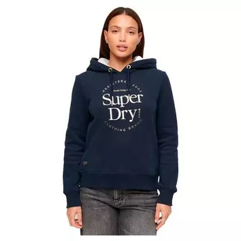 Худи Superdry Luxe Metallic Logo, синий