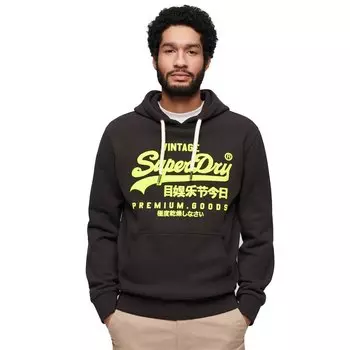 Худи Superdry Neon, зеленый