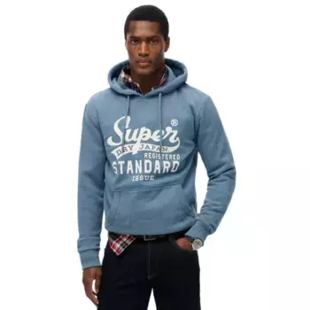 Худи Superdry Standard Script, синий