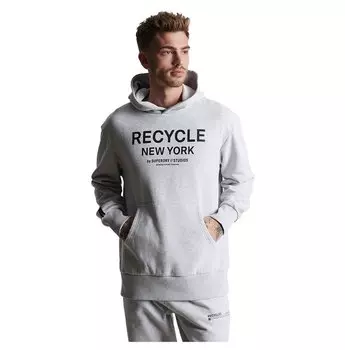 Худи Superdry Studios Rcycl City, серый