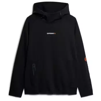 Худи Superdry Tech Logo Loose, черный