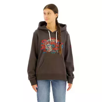 Худи Superdry Tokyo Vl Graphic, коричневый