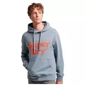 Худи Superdry Venue Classic Logo, синий