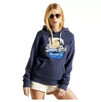 Худи Superdry Vintage Logo Itago, синий