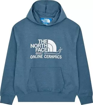 Худи The North Face x Online Ceramics Graphic Hoodie 'Blue Regrind', синий
