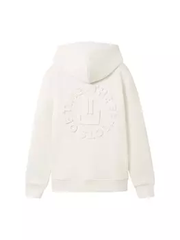 Худи TOM TAILOR Sweatshirt, белый