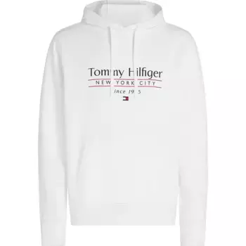 Худи Tommy Hilfiger Center Stack, белый
