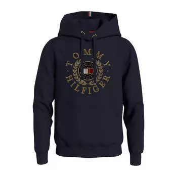 Худи Tommy Hilfiger Crest Logo, темно-синий