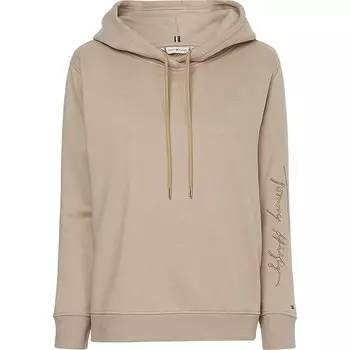 Худи Tommy Hilfiger Regular Script, бежевый