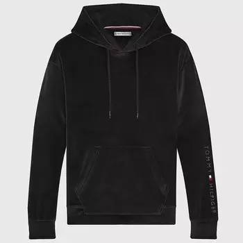 Худи Tommy Hilfiger Velour, черный