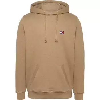 Худи Tommy Jeans Badge Regular Fit, бежевый