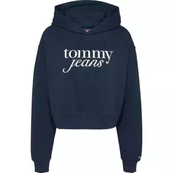 Худи Tommy Jeans Script Relaxed Fit, синий
