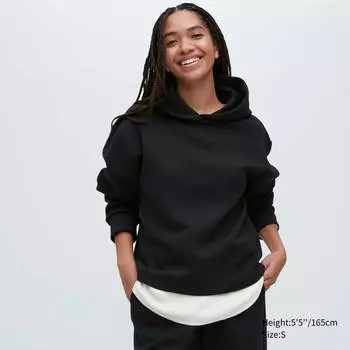 Худи Uniqlo Dry Sweat Pullover, черный
