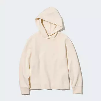 Худи Uniqlo Dry Sweat Pullover, кремовый