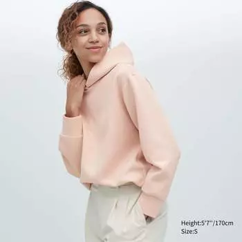 Худи Uniqlo Dry Sweat Pullover, розовый