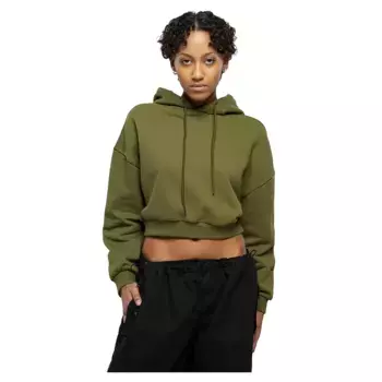 Худи Urban Classics Cropped Heavy, зеленый