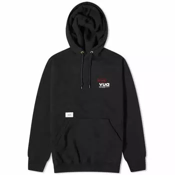 Худи Wtaps 10 Embroided Pullover, черный