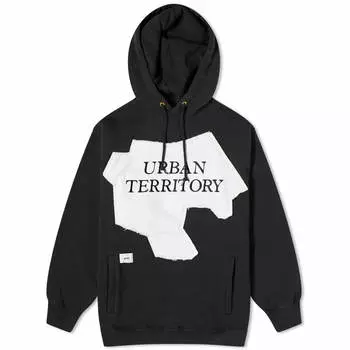 Худи Wtaps 25 Printed Pullover, черный