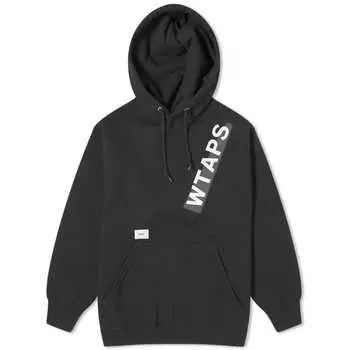 Худи Wtaps 30 Printed Pullover, черный