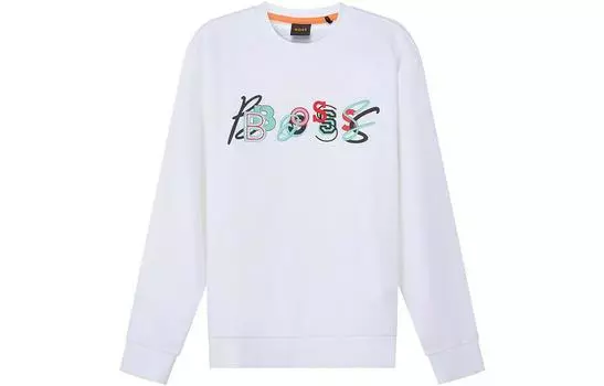 HUGO BOSS Мужская толстовка, Белый