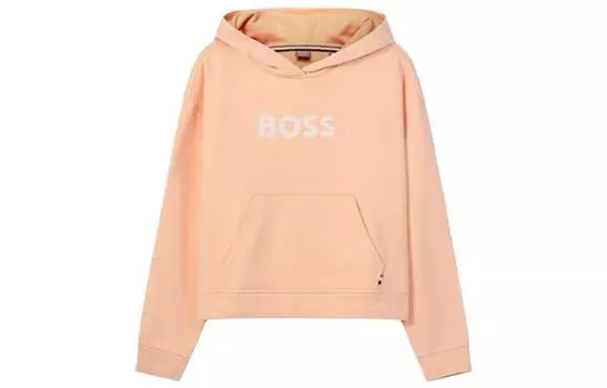 HUGO BOSS Свитшот женские светло-розовая оранжевая