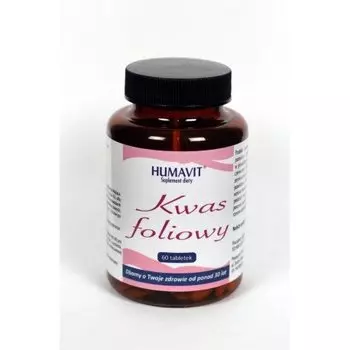 Humavit Folic Acid B6, B12, E, Добавка , 60 таблеток Varia