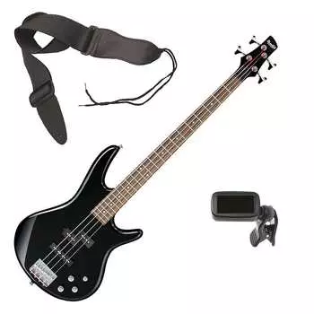 Ibanez GSR200 4-струнная бас-гитара - черный BONUS PAK
