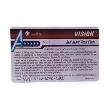 ID-карта – видение, Marvel HeroClix - Age of Ultron Organized Play - Singles