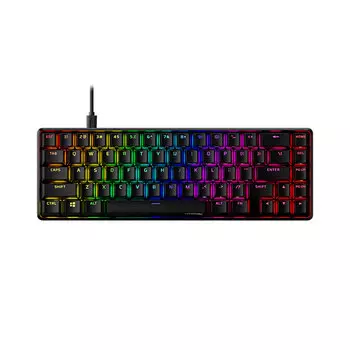 Игровая клавиатура HyperX Alloy Origins 65, Aqua Switch, чёрный, английская раскладка
