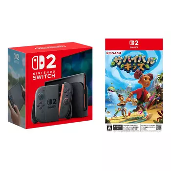 Игровая консоль Nintendo Switch 2 + видеоигра Survival Kids, черный